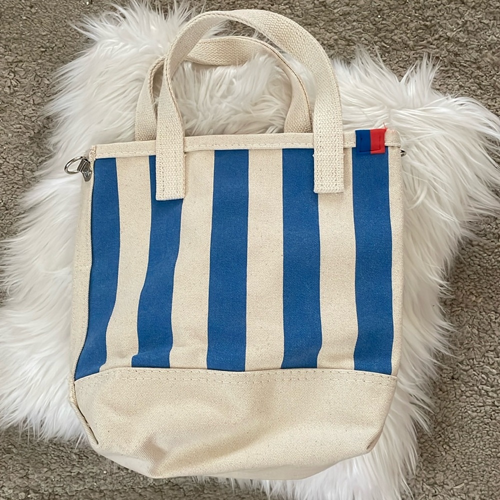 KULE Striped Bucket Bag—Small | NWOT